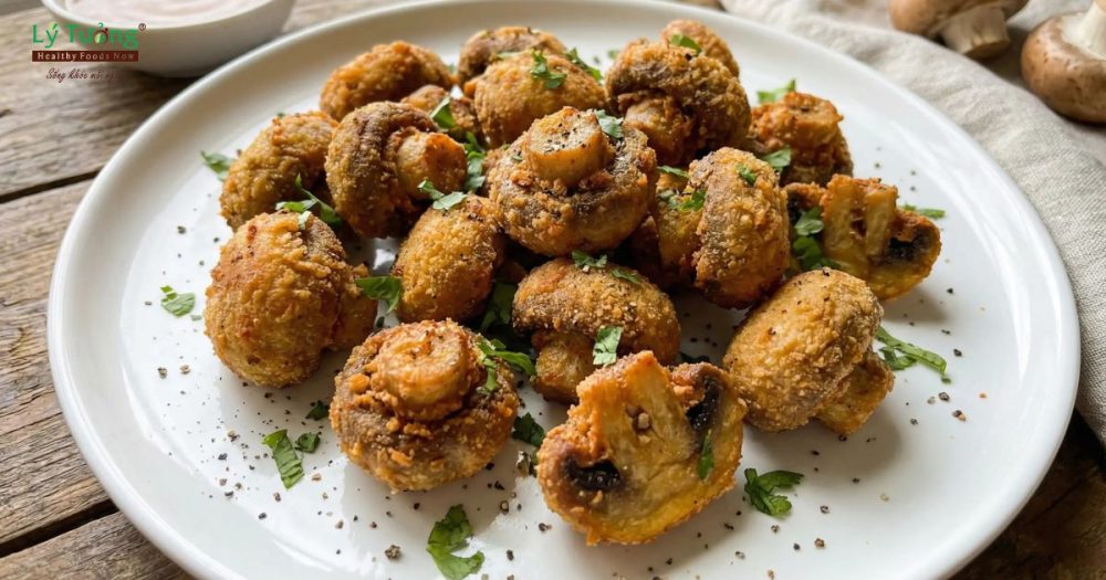 Nấm mỡ chiên giòn