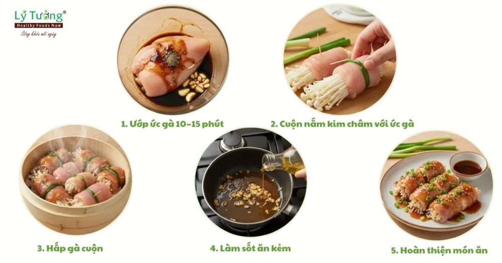 Các bước chế biến món ăn