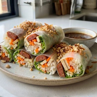 Bò Bía Chay – Món Cuốn Thanh Đạm, Đậm Đà Hương Vị Nấm Tươi