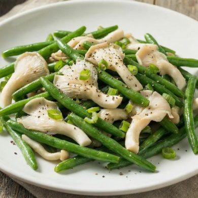 Đậu Cô ve Xào Nấm Bào Ngư