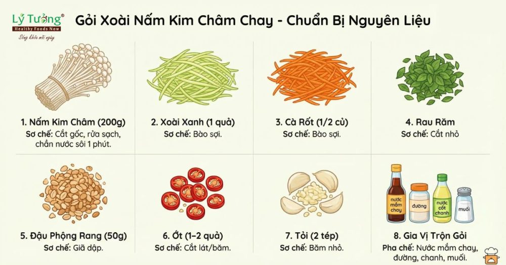 Cách chế biến và sơ chế nguyên liệu