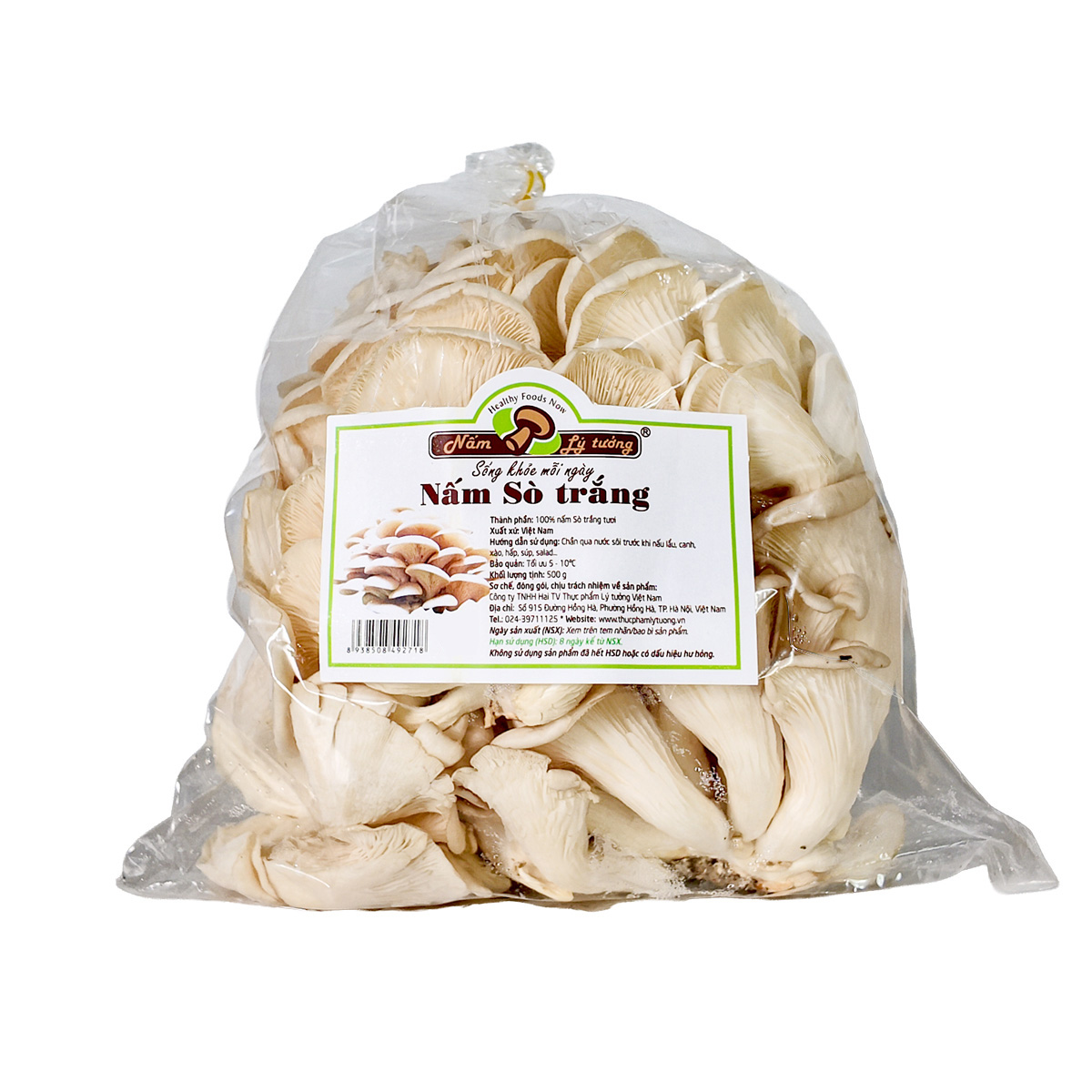 nấm sò trắng 500g