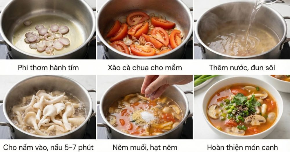 Các bước để tạo nên món ăn ngon chuẩn vị
