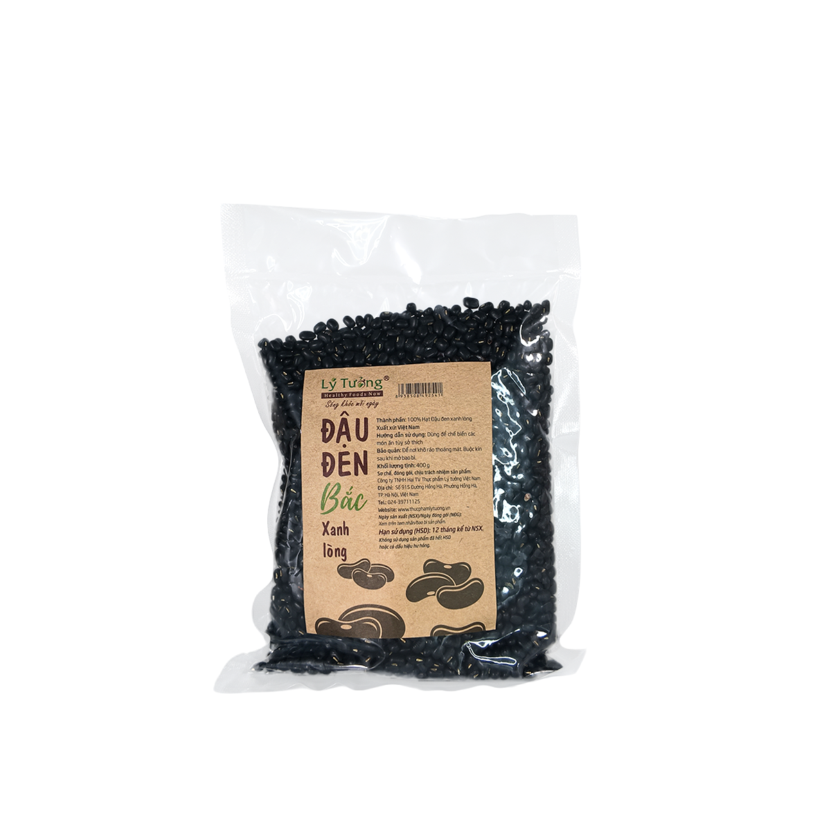 Đậu Đen Xanh Lòng Lý Tưởng 400g