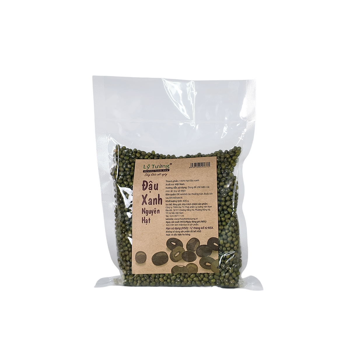 Đậu Xanh Nguyên Hạt 400g