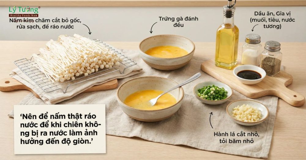 Các nguyên liệu và cách sơ chế cần chuẩn bị cho món ăn