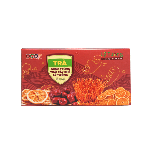 Trà Đông Trùng Trái Cây Khô Lý Tưởng 120g