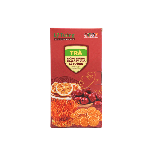 Alternative view of Trà Đông Trùng Trái Cây Khô Lý Tưởng 120g