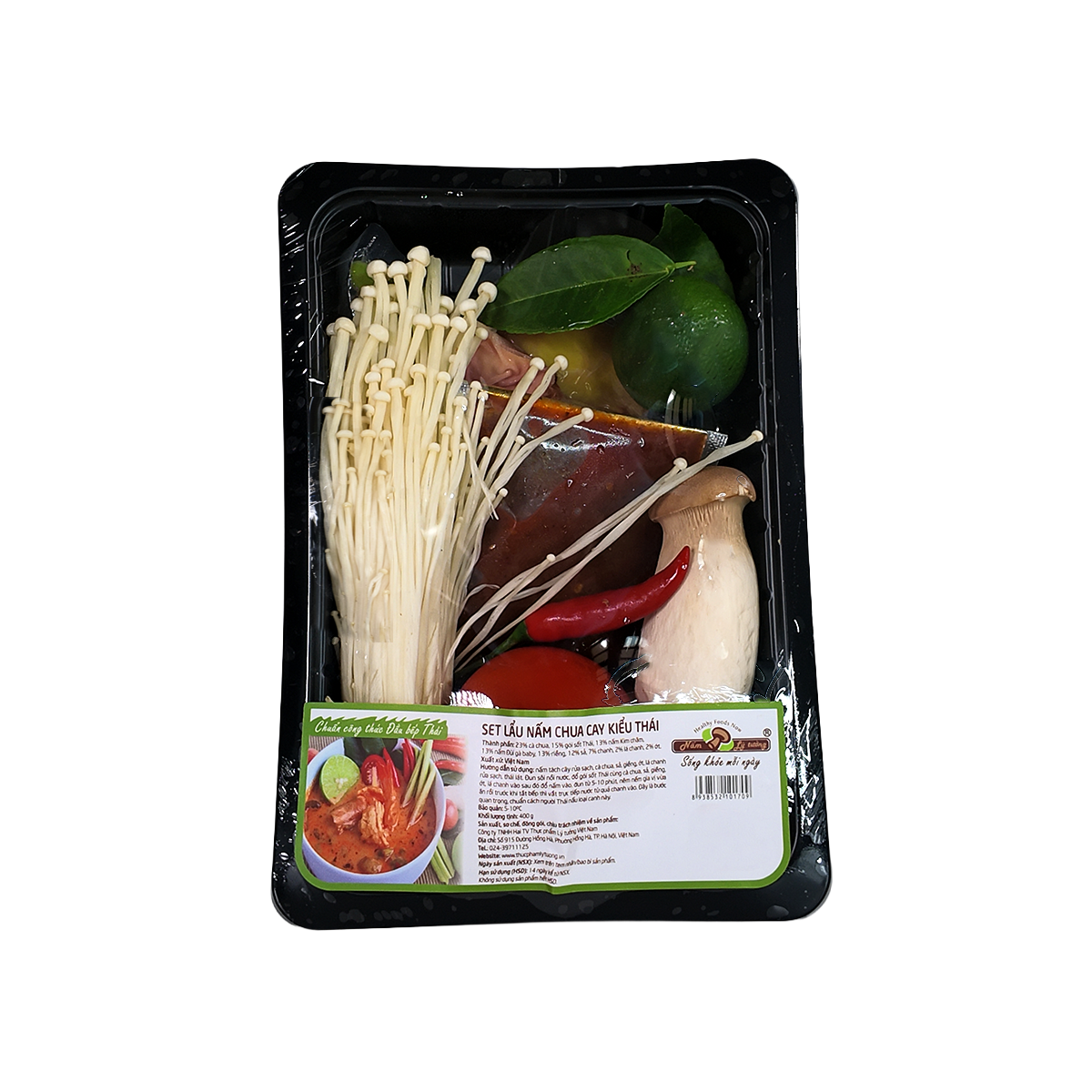 Set Lẩu Nấm Chua Cay Kiểu Thái 400g