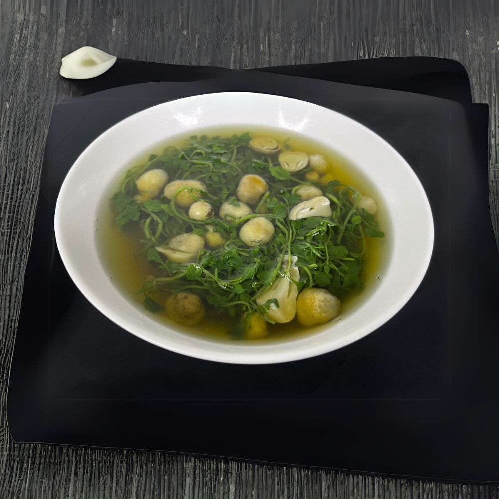 Canh Nấm Rơm Rau Lang – Nấm Lý Tưởng
