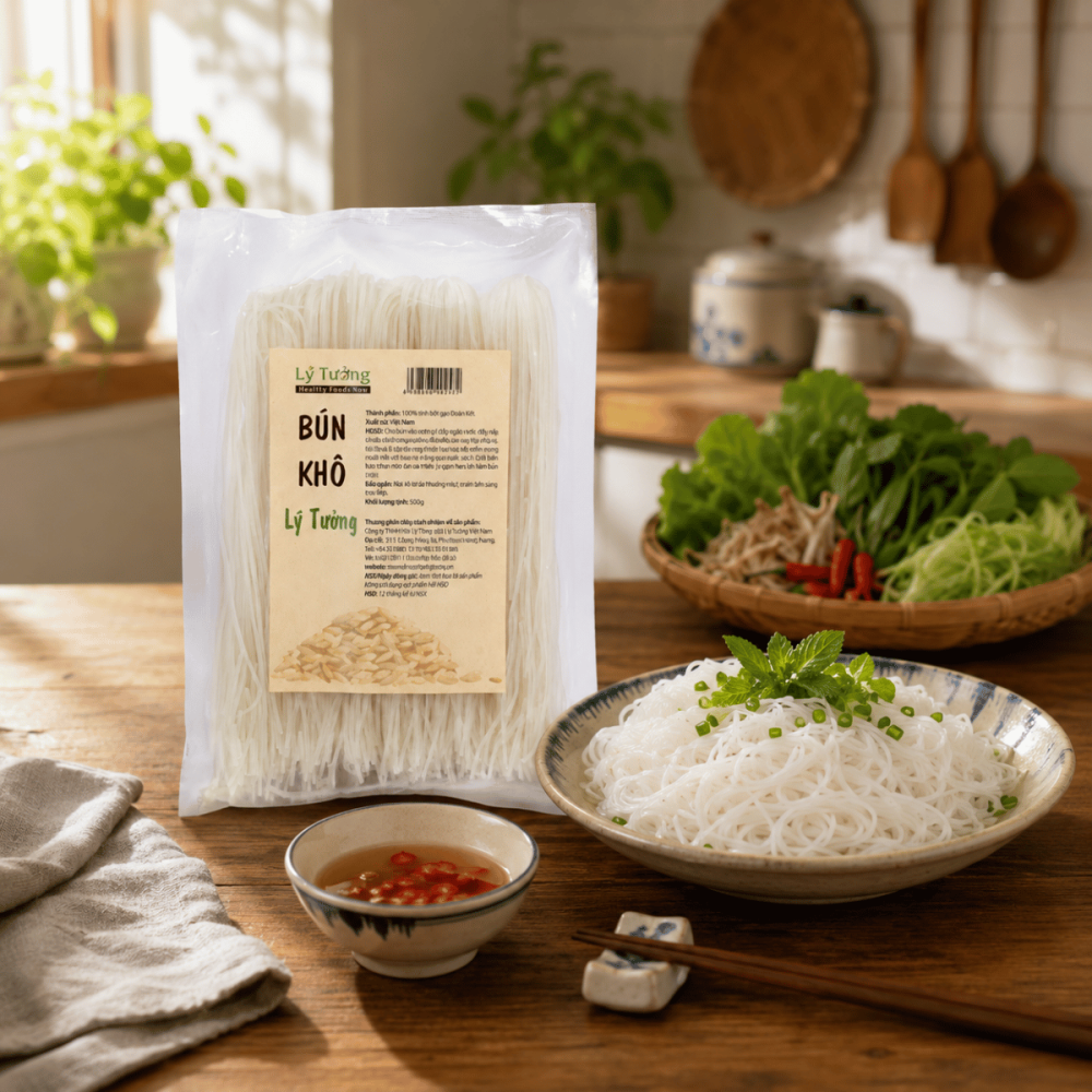 Bún khô Lý Tưởng