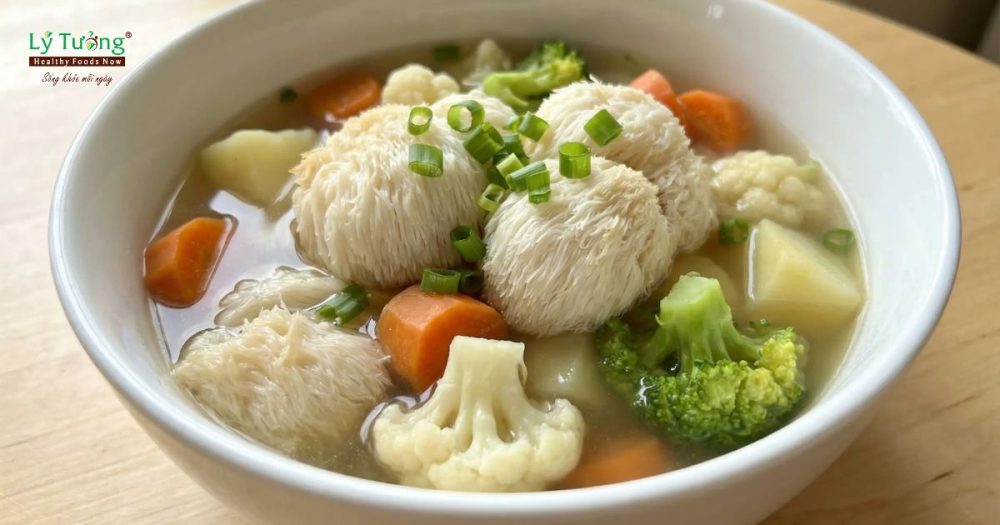 Nấm Hầu Thủ Hầm Rau Củ Quả