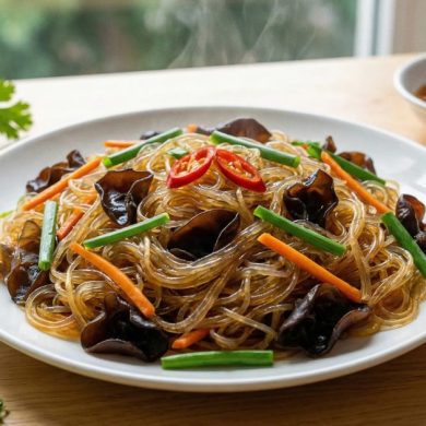 Cách làm miến xào mộc nhĩ