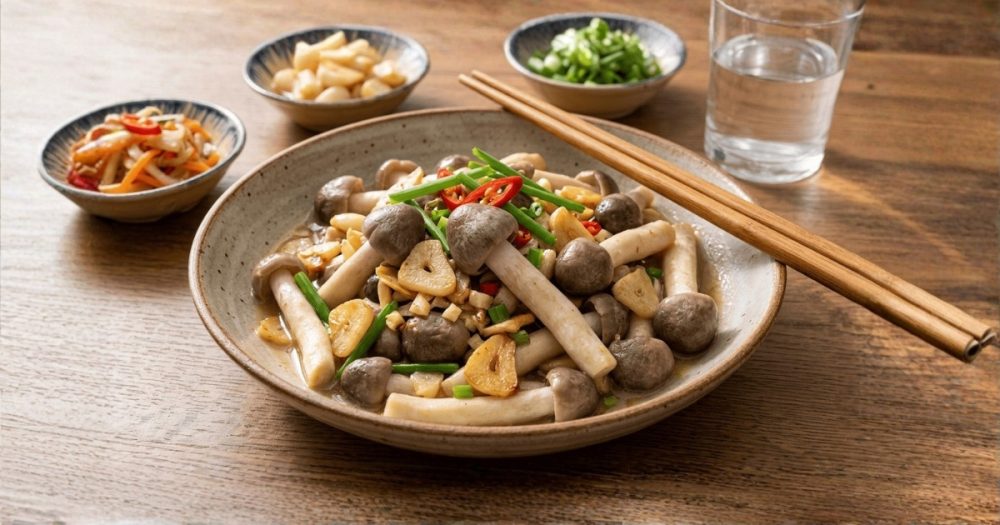Nấm Mối Xào Tỏi – Hương Vị Tinh Túy, Ngọt Thanh Nguyên Bản
