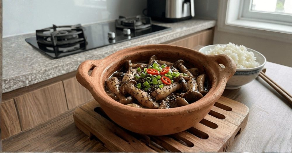 Nấm Mối Kho Tiêu – Món Ngon Đậm Đà Đưa Cơm Ngày Mưa