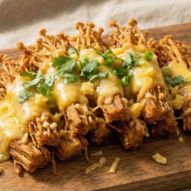 Nấm kim châm chiên giòn