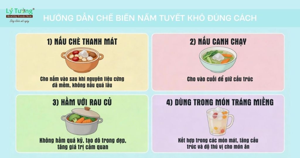 Hướng dẫn chế biến đúng cách