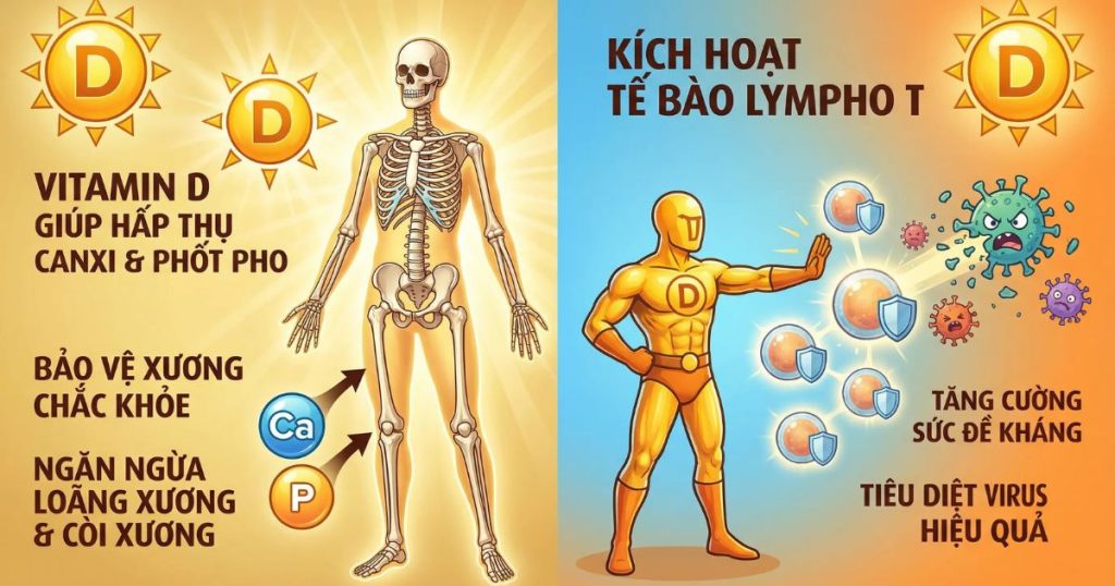 Chìa khóa cho hệ xương khớp và sức đề kháng vững vàng