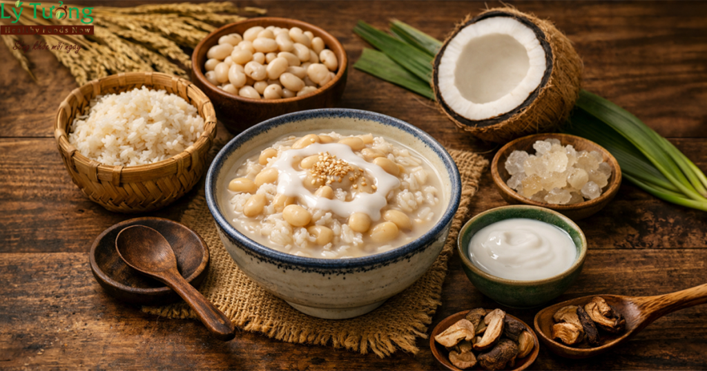 Nấu chè đậu trắng truyền thống thơm ngon tại nhà