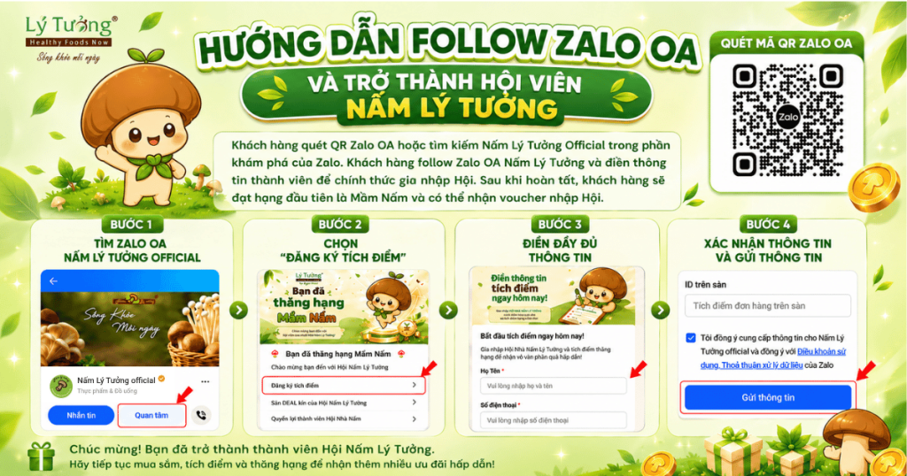 Hướng dẫn trở thành hội viên