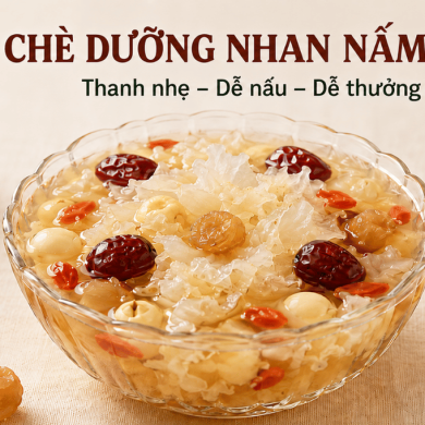 Chè dưỡng nhan nấm Tuyết