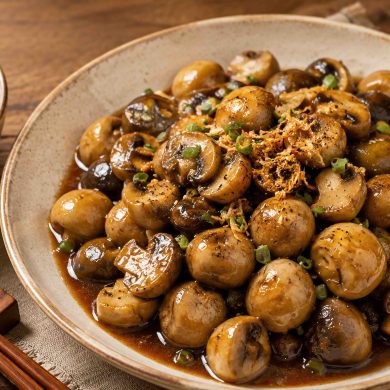 Nấm rơm kho chay
